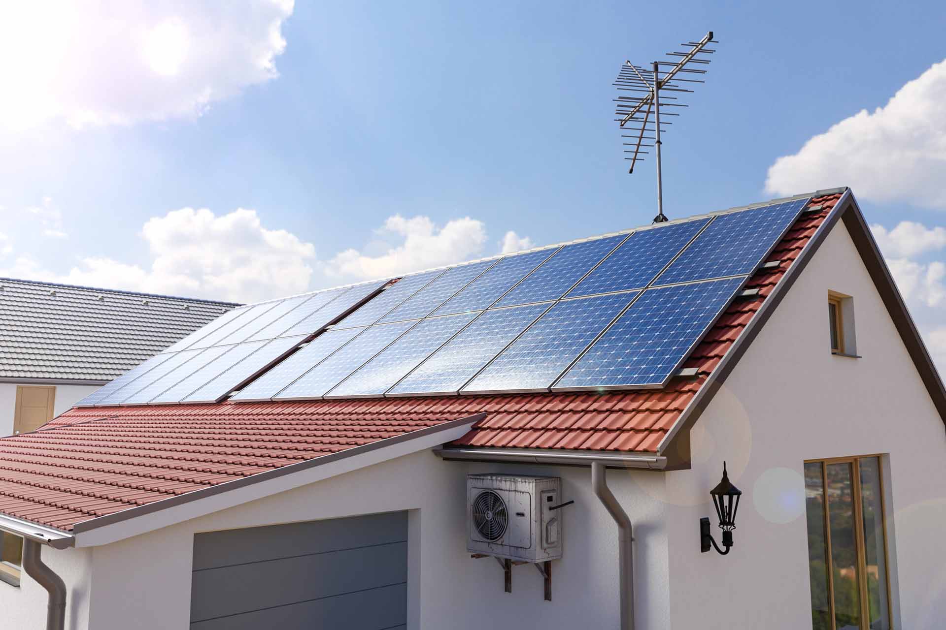 Saulės elektrinės ir saulės moduliai namams
